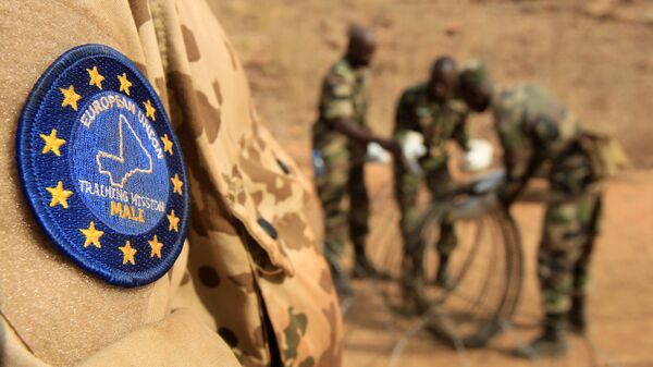 Deutsche Pioniere von der Panzerpionierkompanie 550 aus Immendingen bilden malische Soldaten im Rahmen der European Union Training Mission to Mali (EUTM) im Koulikoro Trainingscenter aus - Sputnik International