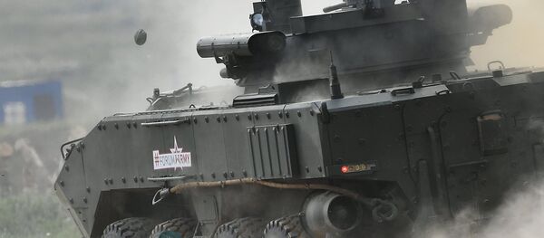 The K-17 'Bumerang' infantry fighting vehicle is seen here during a show of modern and prospective weaponry at the Army 2017 International Military-Technical Forum, Moscow Region - Sputnik International