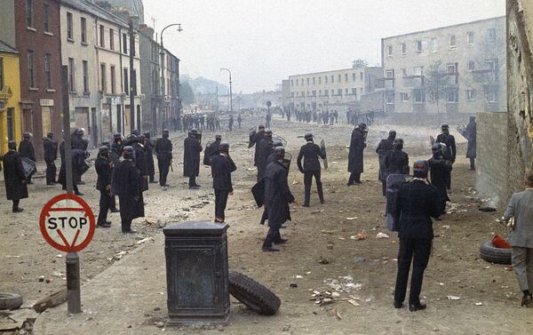 The aftermath of riots in Shankill Road in Belfast, Northern Ireland around September 1969. - Sputnik International