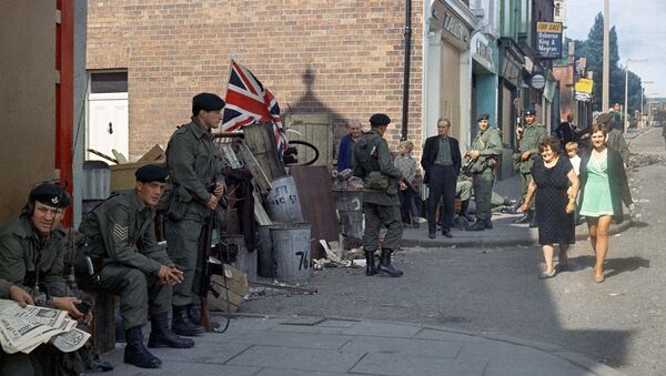 British troops in Belfast, Northern Ireland around 1969. - Sputnik International