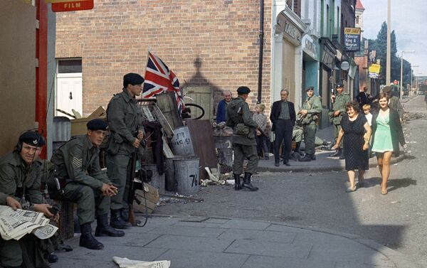 British troops in Belfast, Northern Ireland around 1969. - Sputnik International