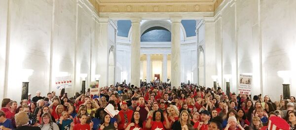 WEST VIRGINIA TEACHERS WALKOUT WEST VIRGINIA TEACHERS WALKOUT - Sputnik International