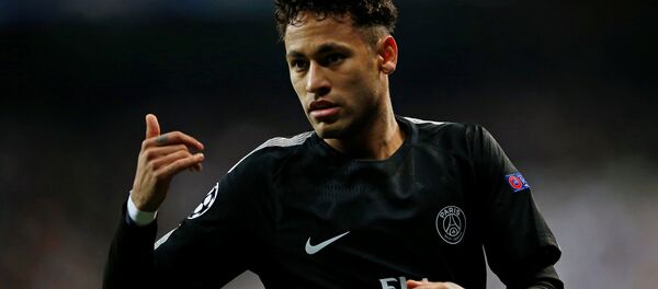 Soccer Football - Champions League Round of 16 First Leg - Real Madrid vs Paris St Germain - Santiago Bernabeu, Madrid, Spain - February 14, 2018 Paris Saint-Germain’s Neymar Soccer Football - Champions League Round of 16 First Leg - Real Madrid vs Paris St Germain - Santiago Bernabeu, Madrid, Spain - February 14, 2018 Paris Saint-Germain’s Neymar - Sputnik International