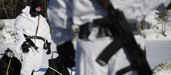 Winter Combat Drills of Russian National Guard's Special Forces Winter Combat Drills of Russian National Guard's Special Forces - Sputnik International
