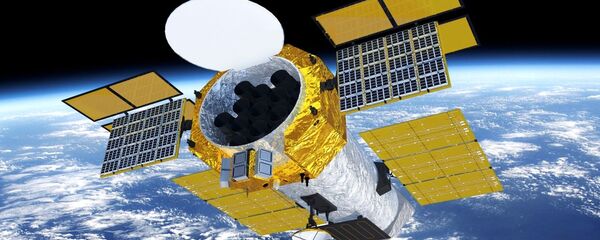 A mock-up of the Chinese Academy of Sciences' enhanced X-ray Timing and Polarimetry (eXTP) satellite, set for launch in 2025. - Sputnik International