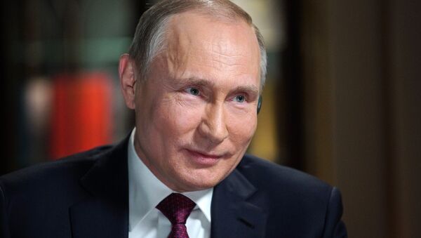 Президент РФ В. Путин дал интервью телеканалу Эн-би-си - Sputnik International