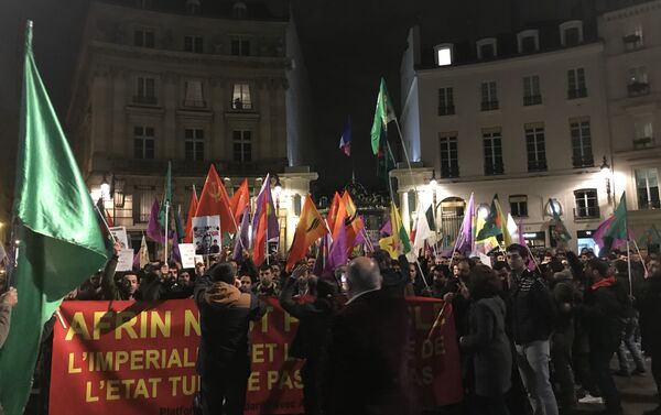 Pro-Kurdish demonstration in Paris - Sputnik International