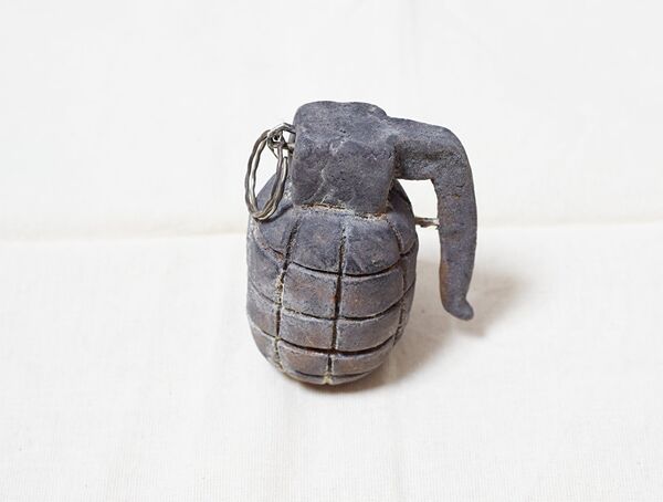 Bread grenade from Perepelkin's 1992 prison escape attempt. Bread grenade from Perepelkin's 1992 prison escape attempt. - Sputnik International