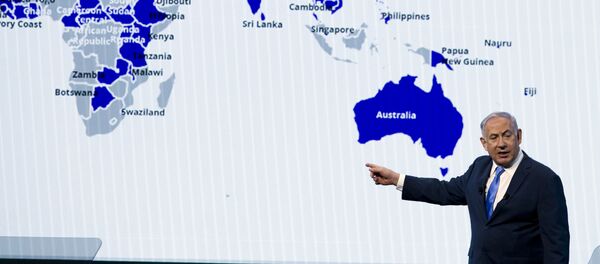 Israeli Prime Minister Benjamin Netanyahu speaks at the 2018 American Israel Public Affairs Committee (AIPAC) policy conference, at Washington Convention Center, Tuesday, March 6, 2018, in Washington Israeli Prime Minister Benjamin Netanyahu speaks at the 2018 American Israel Public Affairs Committee (AIPAC) policy conference, at Washington Convention Center, Tuesday, March 6, 2018, in Washington - Sputnik International