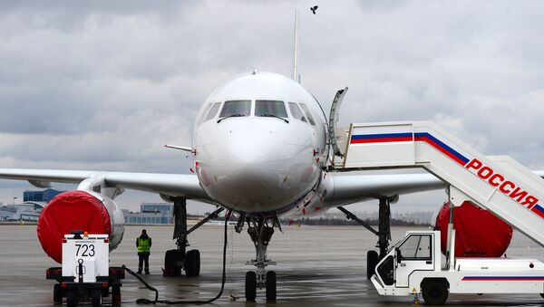 The Tu-204-300 aircraft of the Rossiya special air detachment (File) - Sputnik International