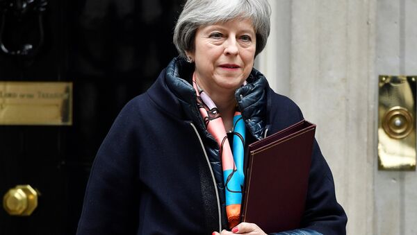 Britain's Prime Minister Theresa May leaves 10 Downing Street, in London, March 13, 2018 - Sputnik International