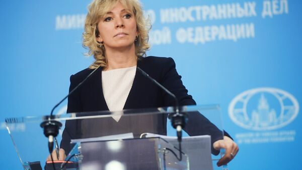 Russian Foreign Ministry Spokesperson Maria Zakharova during a briefing in Moscow - Sputnik International