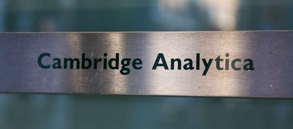 A Cambridge Analytica sign is pictured at the entrance of the building which houses the offices of Cambridge Analytica, in central London A Cambridge Analytica sign is pictured at the entrance of the building which houses the offices of Cambridge Analytica, in central London - Sputnik International