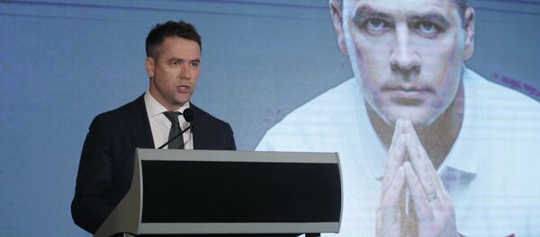 Former British football player Michael Owen speaks during a news conference in Hong Kong. File photo Former British football player Michael Owen speaks during a news conference in Hong Kong. File photo - Sputnik International