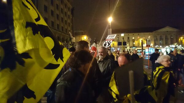 Members of the Belgian Nationalist Student Association organized rally in Ghent against what they call the genocide of white farmers in South Africa Members of the Belgian Nationalist Student Association organized rally in Ghent against what they call the genocide of white farmers in South Africa - Sputnik International