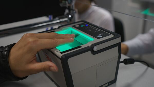 A demonstration of biometric information. (File) - Sputnik International