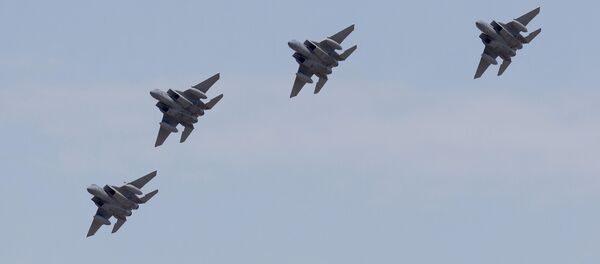 A group of F-15 Eagles. (File) A group of F-15 Eagles. (File) - Sputnik International