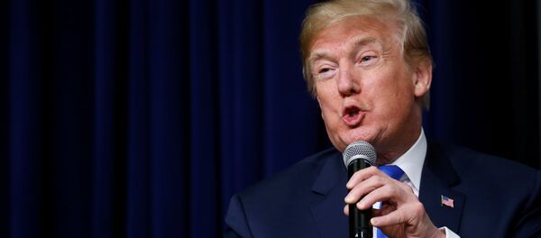 U.S. President Donald Trump speaks during a forum called Generation Next at the Eisenhower Executive Office Building in Washington, U.S., March 22, 2018 U.S. President Donald Trump speaks during a forum called Generation Next at the Eisenhower Executive Office Building in Washington, U.S., March 22, 2018 - Sputnik International