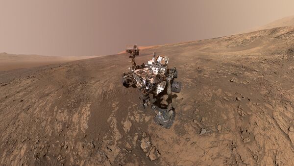 self-portrait of NASA's Curiosity Mars rover on Vera Rubin Ridge - Sputnik International