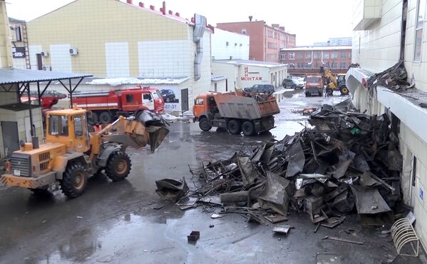 Deadly Fire in Russian Shopping Center - Sputnik International