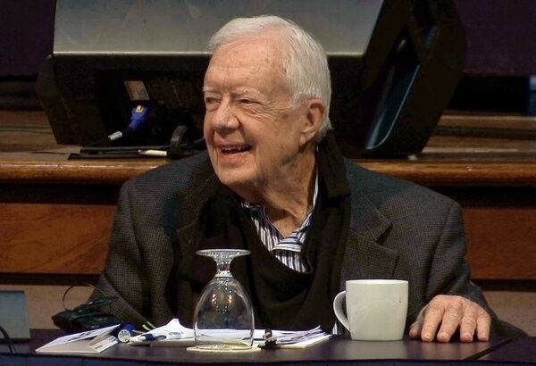 In this image taken from video, former President Jimmy Carter speaks at the annual Human Rights Defenders Forum at The Carter Center, Tuesday, May 9, 2017, in Atlanta - Sputnik International