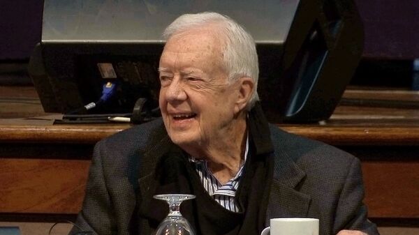 In this image taken from video, former President Jimmy Carter speaks at the annual Human Rights Defenders Forum at The Carter Center, Tuesday, May 9, 2017, in Atlanta - Sputnik International