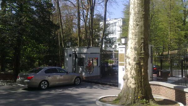 The Russian Embassy in Brussels, Belgium - Sputnik International