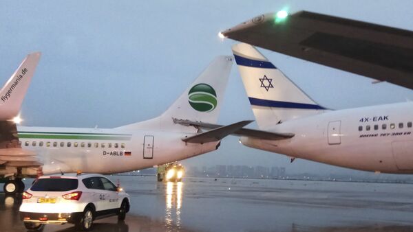 Airplanes are seen at the Ben Gurion airport near Tel Aviv, Israel, Wednesday, March 28, 2018 - Sputnik International