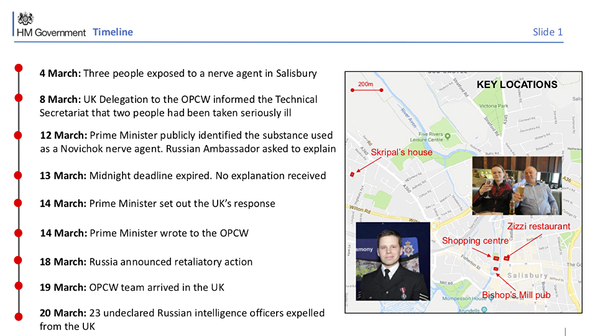 Slide 1 of the Salisbury Incident presentation Slide 1 of the Salisbury Incident presentation - Sputnik International