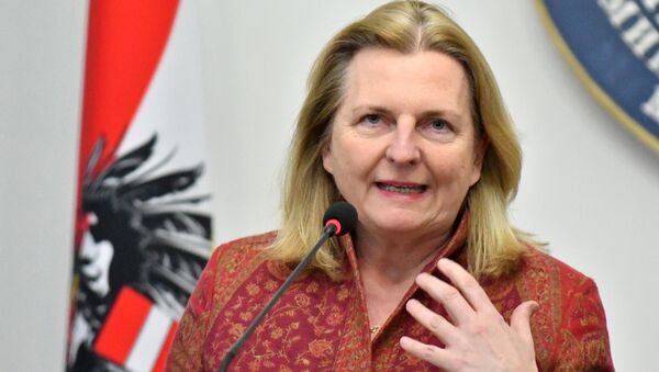 Außenministerin Österreichs Karin Kneissl - Sputnik International