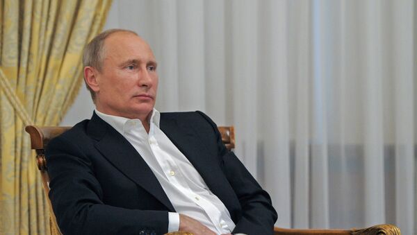 Russian President Vladimir Putin in Novo-Ogaryovo - Sputnik International