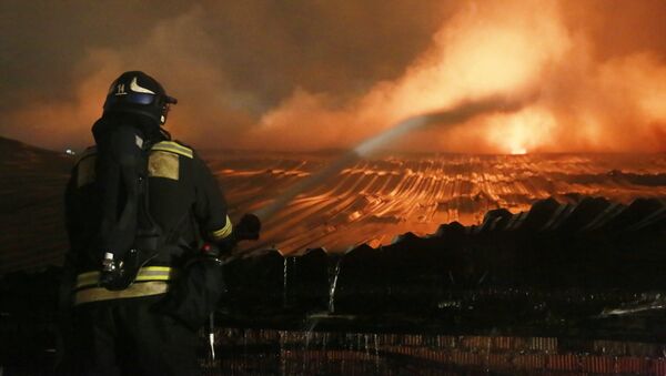 Fire-fighting operations. File photo - Sputnik International