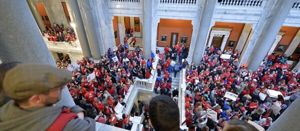 Teacher Protests Kentucky Teacher Protests Kentucky - Sputnik International