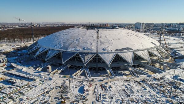 Samara Arena in Samara, a venue for the 2018 FIFA World Cup matches - Sputnik International