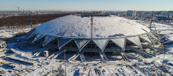 Samara Arena in Samara, a venue for the 2018 FIFA World Cup matches Samara Arena in Samara, a venue for the 2018 FIFA World Cup matches - Sputnik International