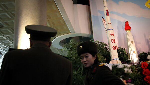 North Korea Photos Flowers and Rockets - Sputnik International