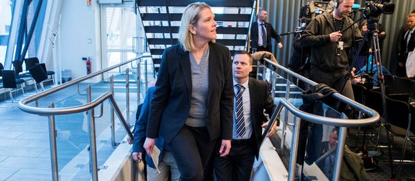 Norway's Justice Minister Sylvi Listhaug announces her resignation in Oslo, Norway, March 20, 2018 Norway's Justice Minister Sylvi Listhaug announces her resignation in Oslo, Norway, March 20, 2018 - Sputnik International