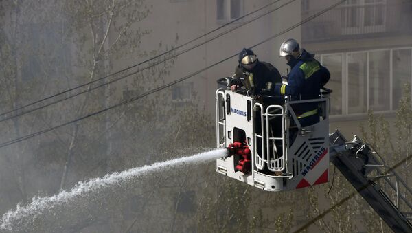 Firefighters. File photo - Sputnik International