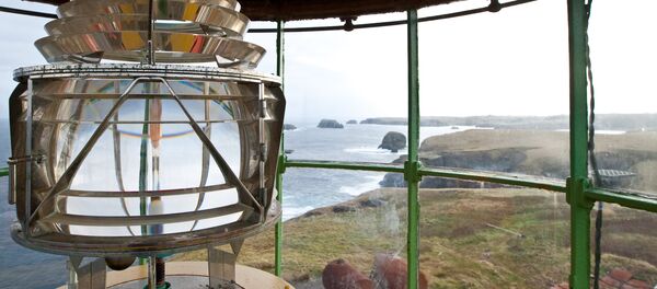Martin Shpanberg Lighthouse on the Crab Cape, Shikotan Island, Kuril Islands - Sputnik International