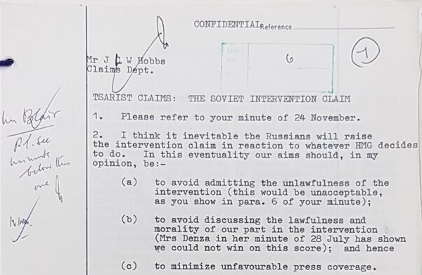 FCO claims department note on avoiding liability for military intervention in Russia FCO claims department note on avoiding liability for military intervention in Russia - Sputnik International