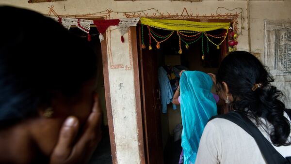 Residents in Karnal village around 100 kms from New Delhi. (File) - Sputnik International
