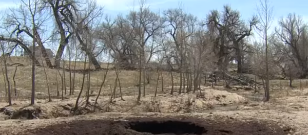 Crater found on Colorado ranch Crater found on Colorado ranch - Sputnik International