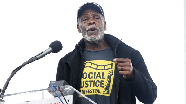 Actor Danny Glover speaks at the A.C.T. To End Racism rally, Wednesday, April 4, 2018, on the National Mall in Washington, on the 50th anniversary of Martin Luther King Jr.'s assassination. - Sputnik International