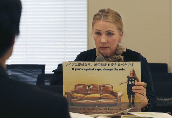 Catherine Fisher of Australia speaks during a meeting with Japanese government officials in Tokyo, Friday, April 6, 2018 - Sputnik International