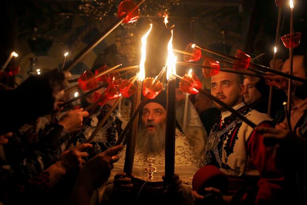 Easter Celebrations: Orthodox Christians Mark Christ's Resurrection - Sputnik International