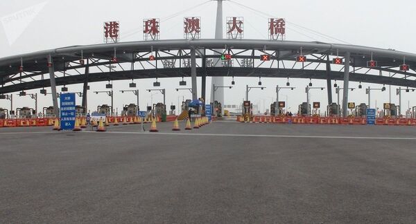 Hong Kong-Zhuhai-Macau Bridge Hong Kong-Zhuhai-Macau Bridge - Sputnik International