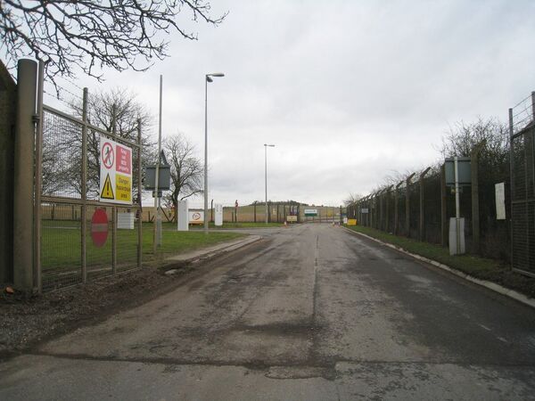 Entrance to secure facilities at Porton Down Entrance to secure facilities at Porton Down - Sputnik International