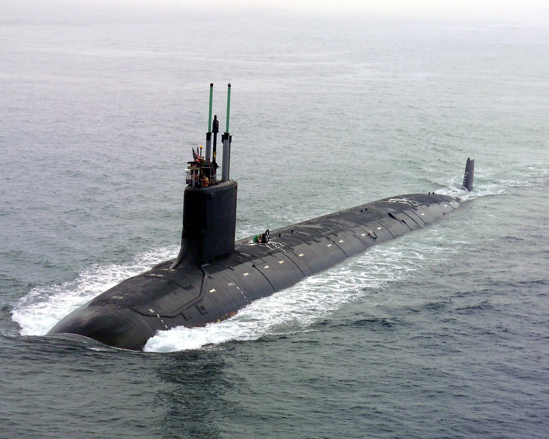 US Navy Virginia-class attack submarine SSN 774 USS Virginia (US Navy photo) - Sputnik International, 1920, 08.10.2021