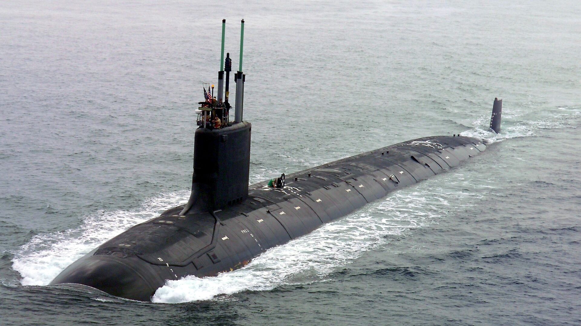 US Navy Virginia-class attack submarine SSN 774 USS Virginia (US Navy photo) - Sputnik International, 1920, 28.06.2023