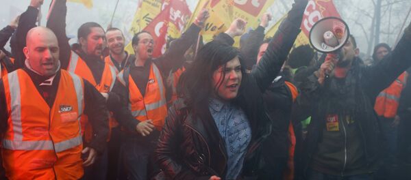 France railway strikes - Sputnik International